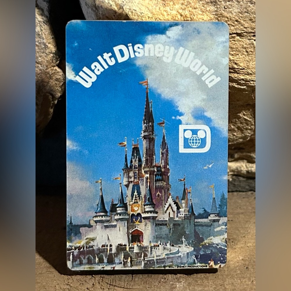 Vintage 1970’s Walt Disney World Playing Cards - New/Sealed